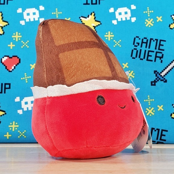 Squishmallow Paulton the Chocolate Bar Snack 5" UltraSoft Stuffed Plush Toy NWT - Picture 2 of 12